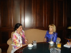 Predsednica Narodne skupstine prof. dr Slavica Djukic-Dejanovic primila novoimenovanu seficu Misije Saveta Evrope u Srbiji Antje Rotemund